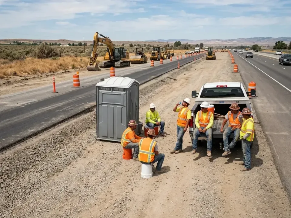 highway-road-construction-crew-007 — frequently asked questions, Porta Potty and Restroom Rentals in Russellville, AL